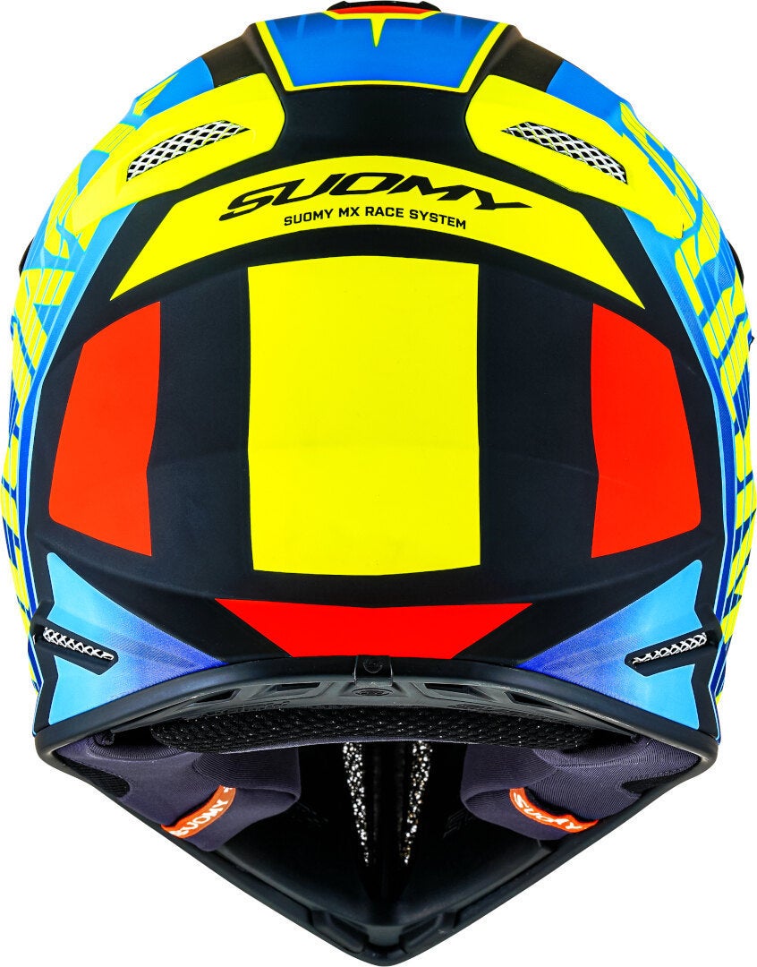 Suomy X-Wing Amped E06 Casco da motocross nero/blu/giallo XXL (63) Figura 4