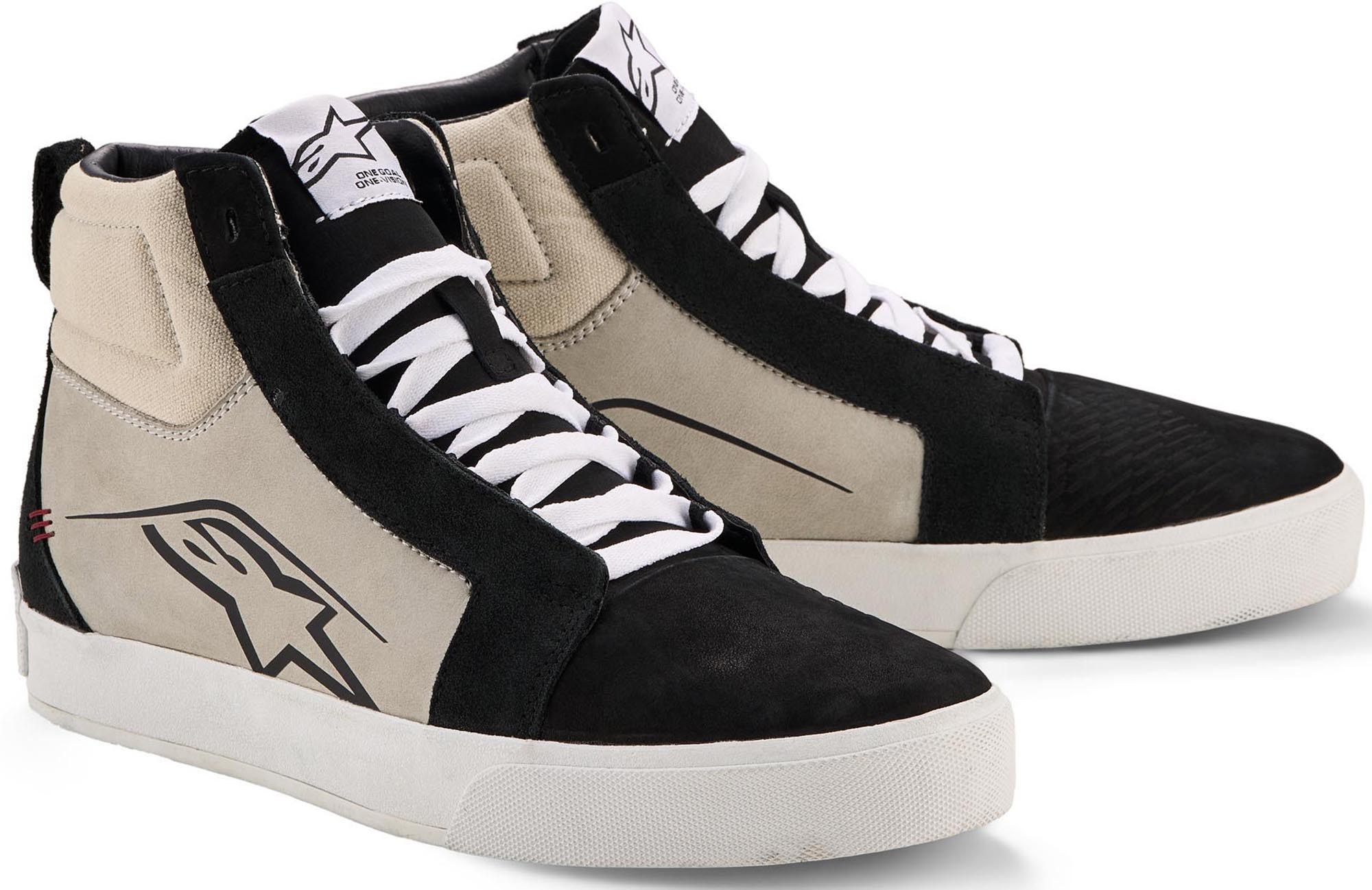 Alpinestars Ride-63 Motorcykelsko sort/grå/hvid 5,5 Figur 1