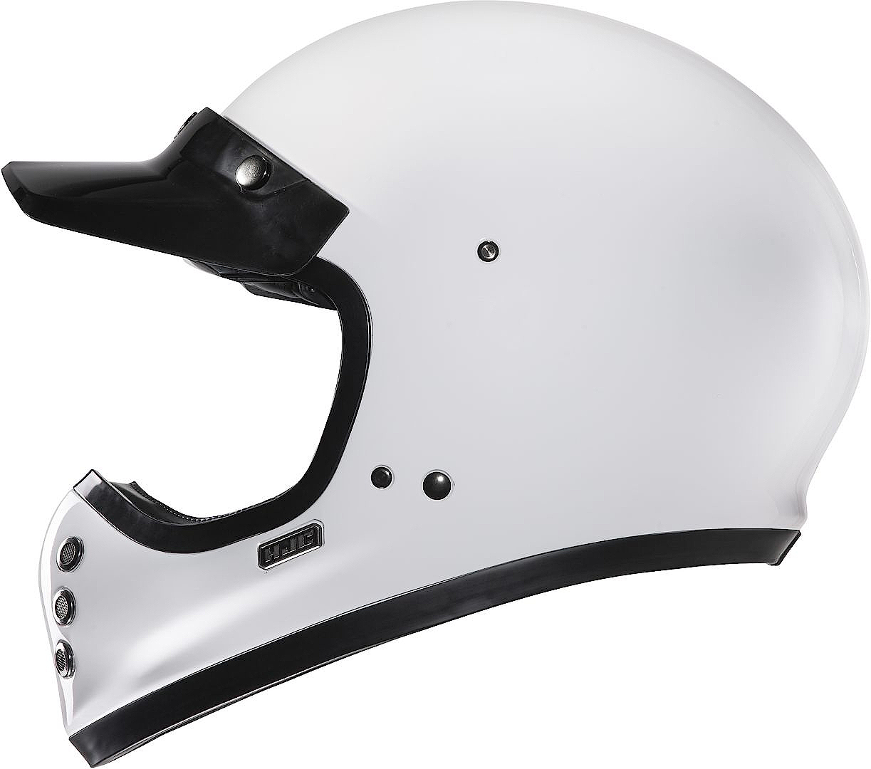 HJC V60 Solid Helm weiß XL (60/61) Abbildung 10