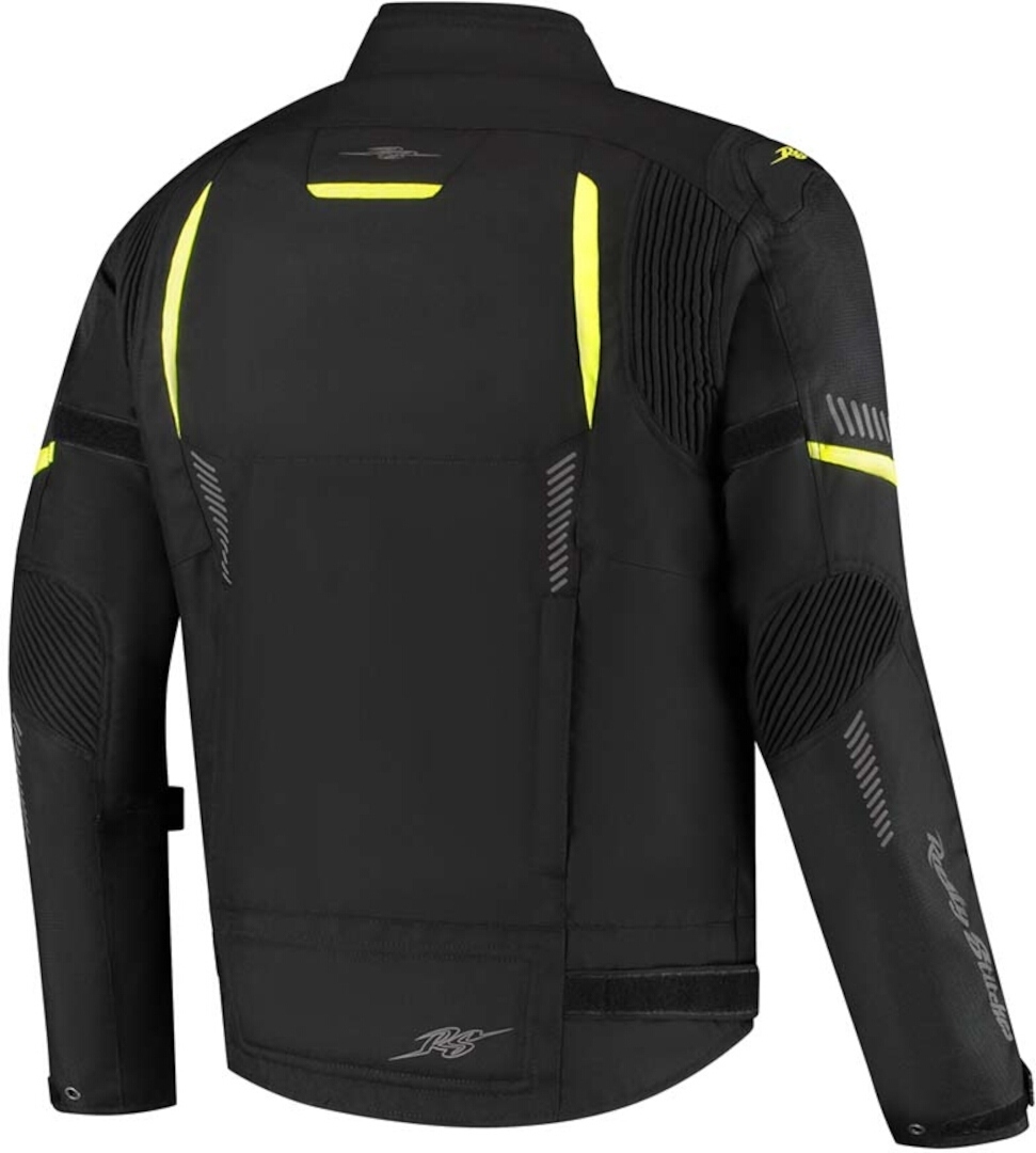 Rusty Stitches Pete waterproof Motorcycle Textile Jacket black/neon 3XL Figure 2