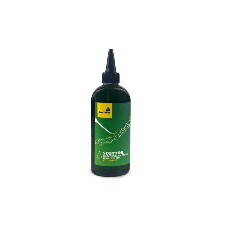 SCOTTOILER Lubrifiant verde biodegradabil pentru sisteme de lubrifiere în lanț - sticlă de 250 ml Figura 1