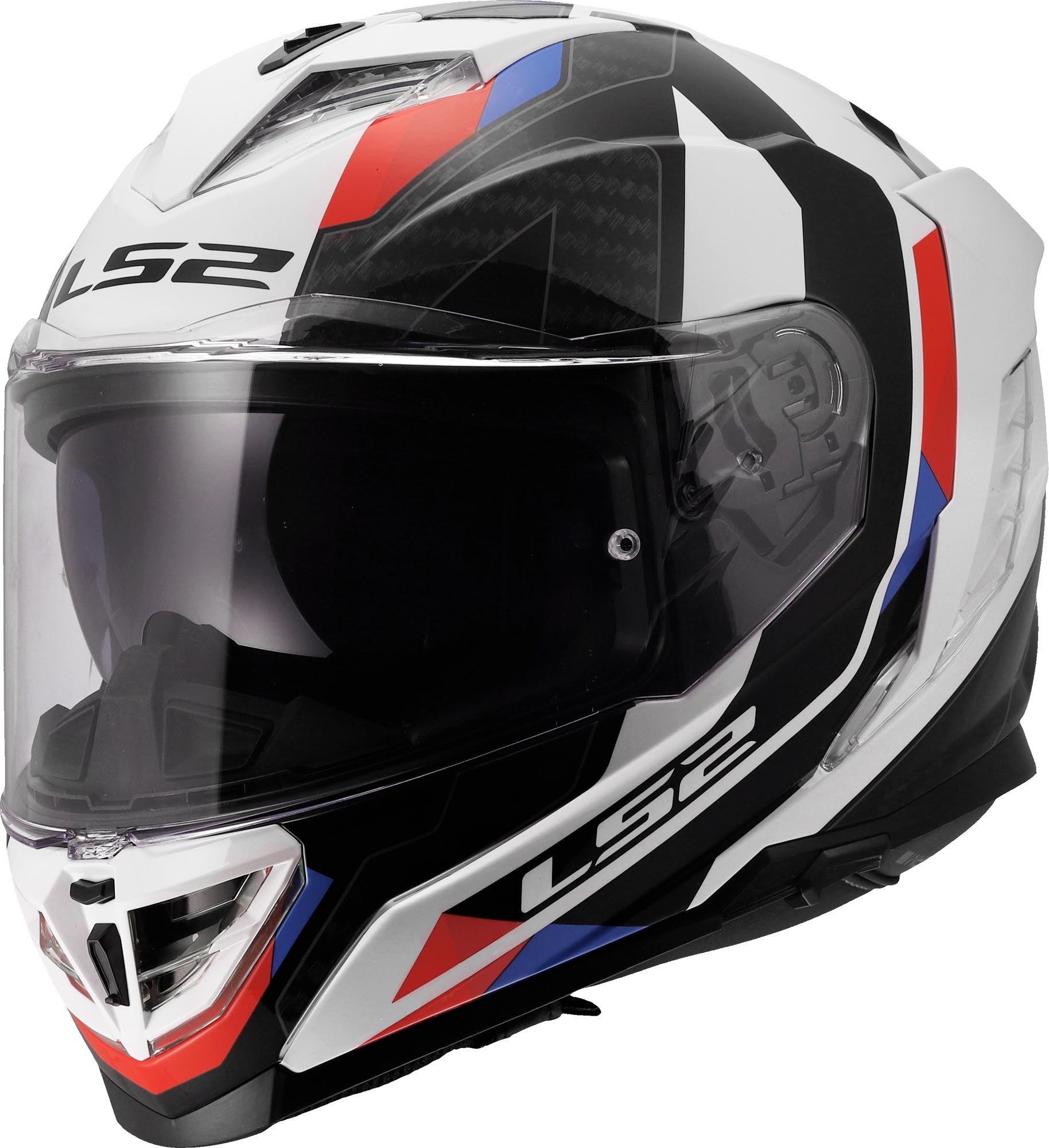 LS2 FF818 Storm III Sporty Helmet white/blue/red XL (61/62) Figure 1