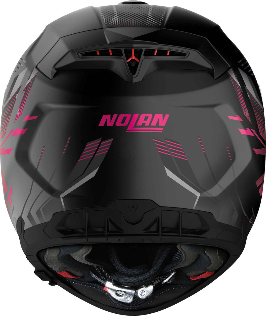 Nolan N80-8 Turbolence N-Com Hjälm svart/grå/rosa XXL (64) Figur 4