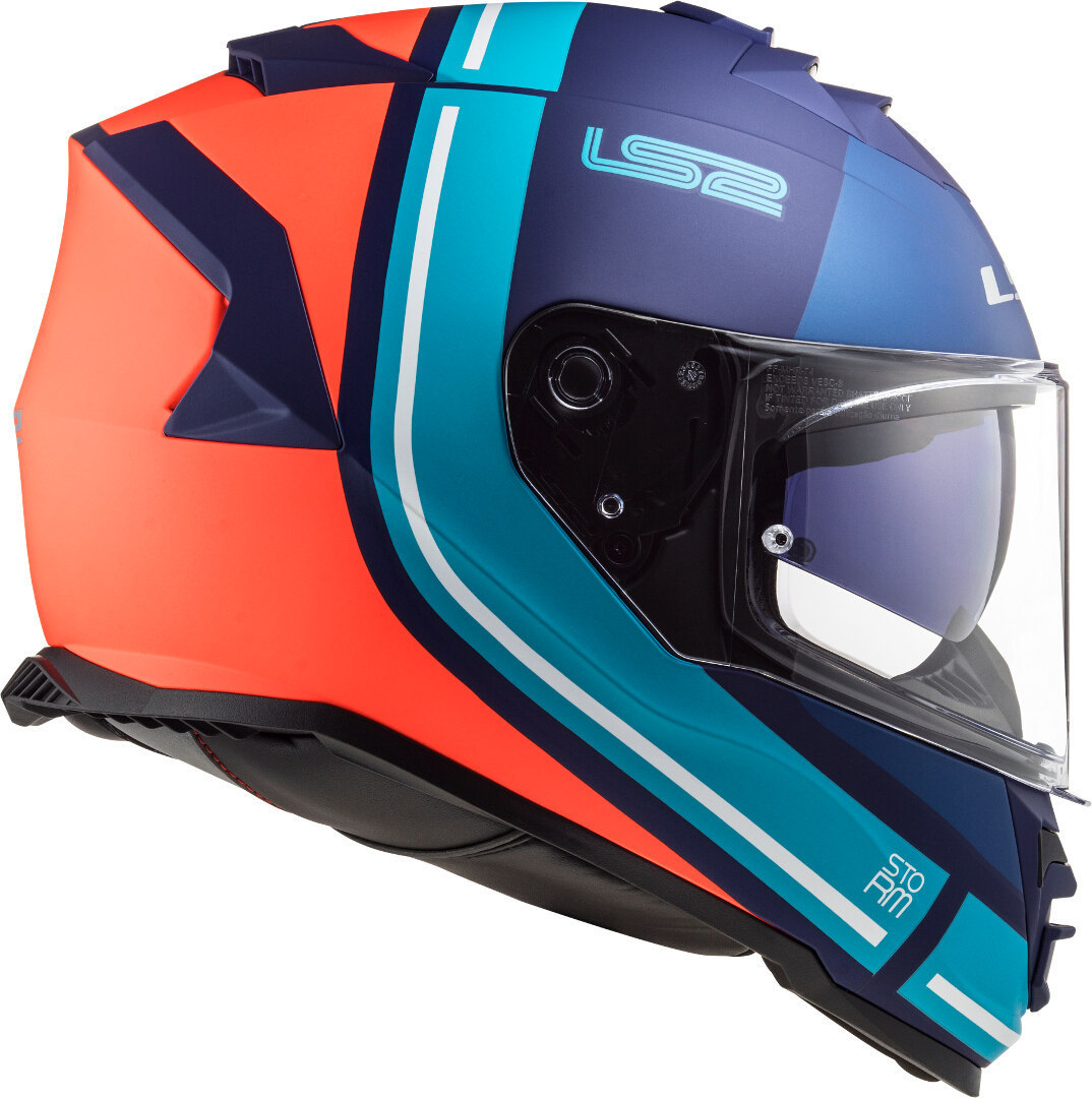LS2 FF800 Storm Slant Helmet blue/orange M (57/58) Figure 3