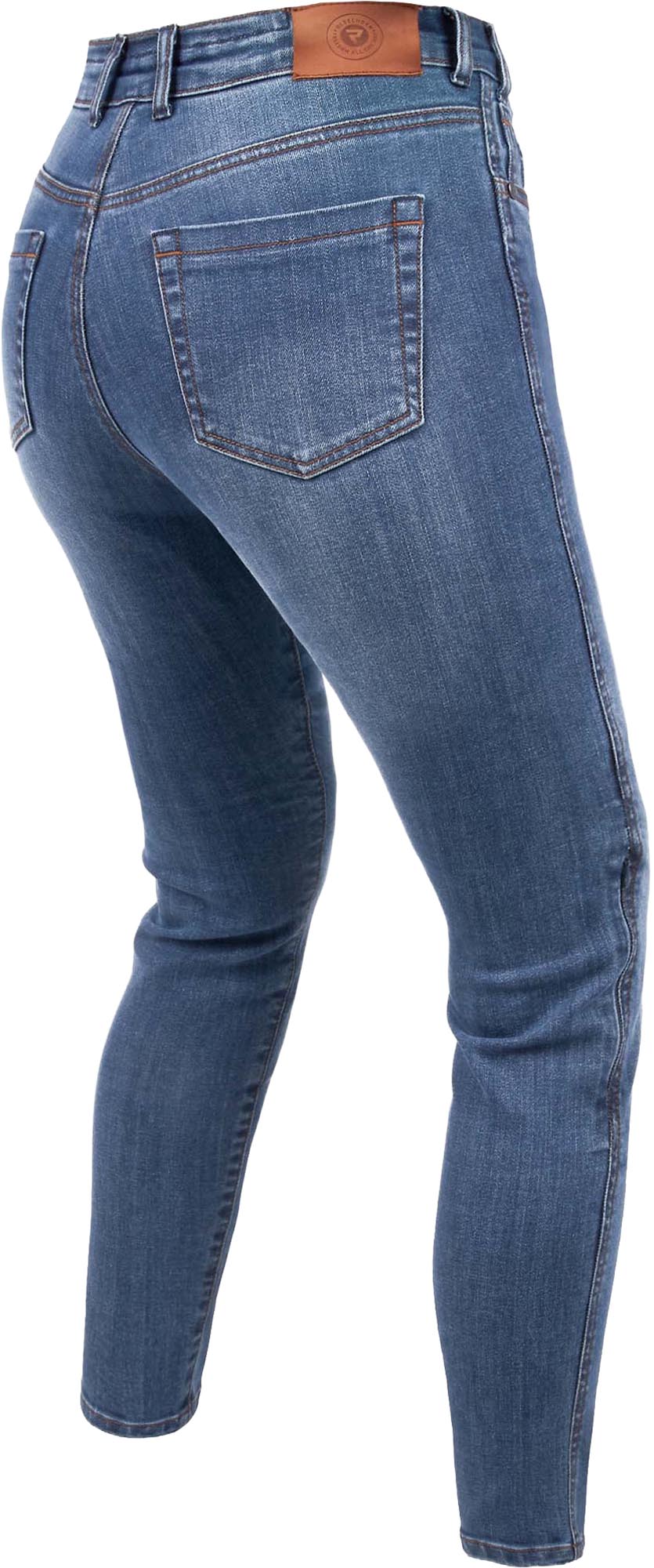 Rebelhorn Classic 3 Skinny Fit Ladies Motorcycle Jeans blue washed out 28/32 Figure 2