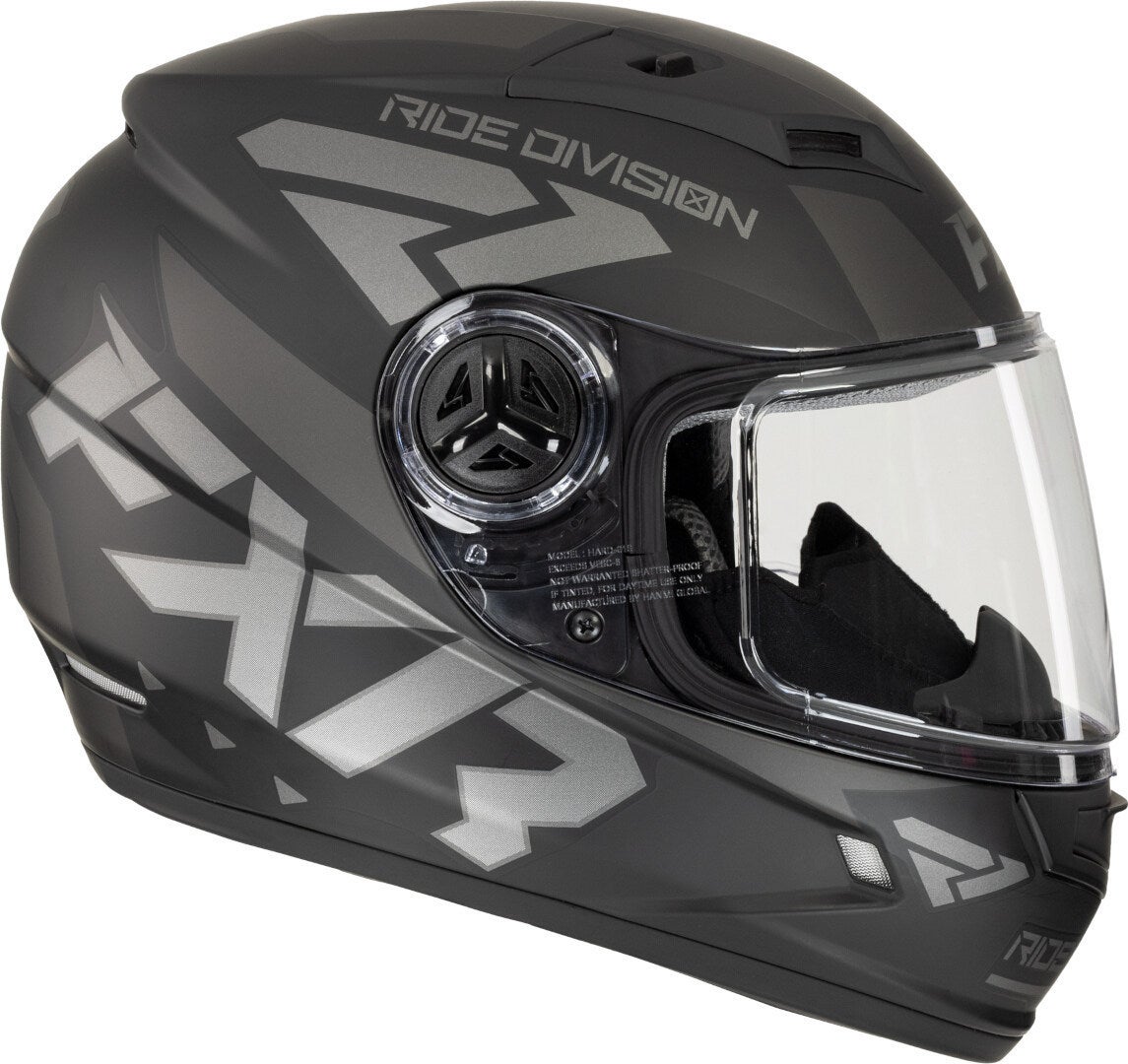 FXR Nitro Core Youth Sneeuwscooter Helm Zwart mat/grijs L (53/54) Figuur 3