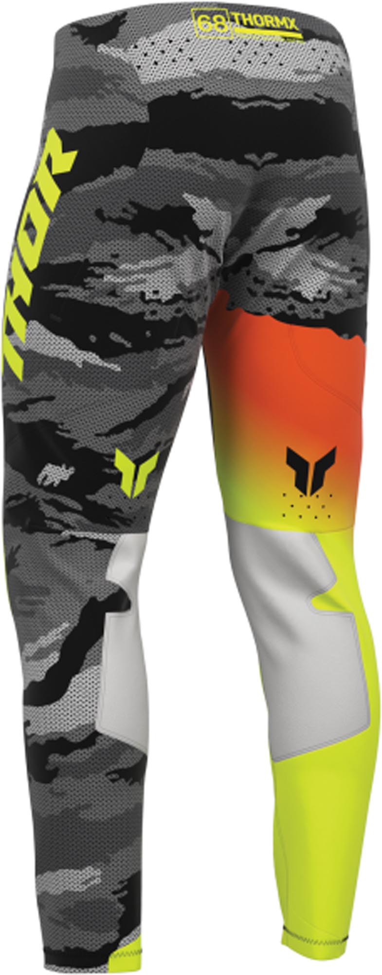 Thor Sportmode Recon Motocross Pants black/yellow 32 Figure 2