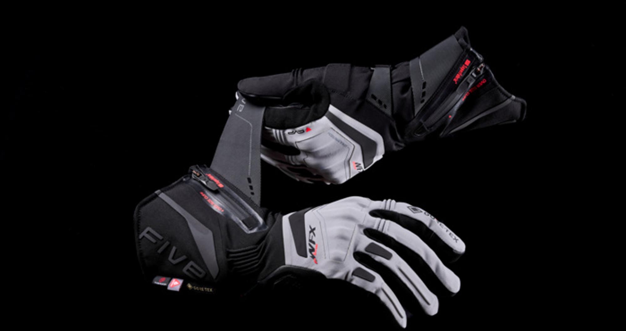 Five WFX Prime EVO Gore-Tex Motorrad Handschuhe schwarz/grau S Abbildung 7