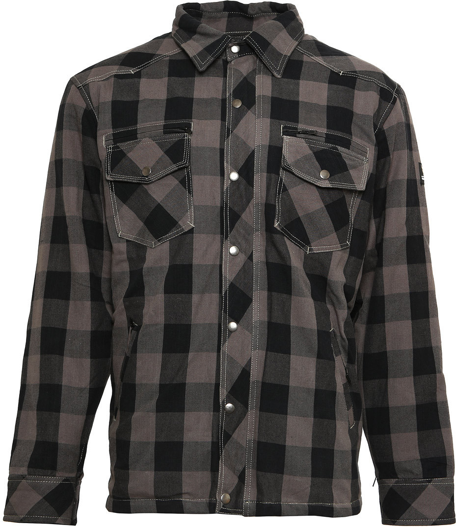 Bores Lumberjack Premium Cămașă de motocicletă gri/negru 6XL Figura 2