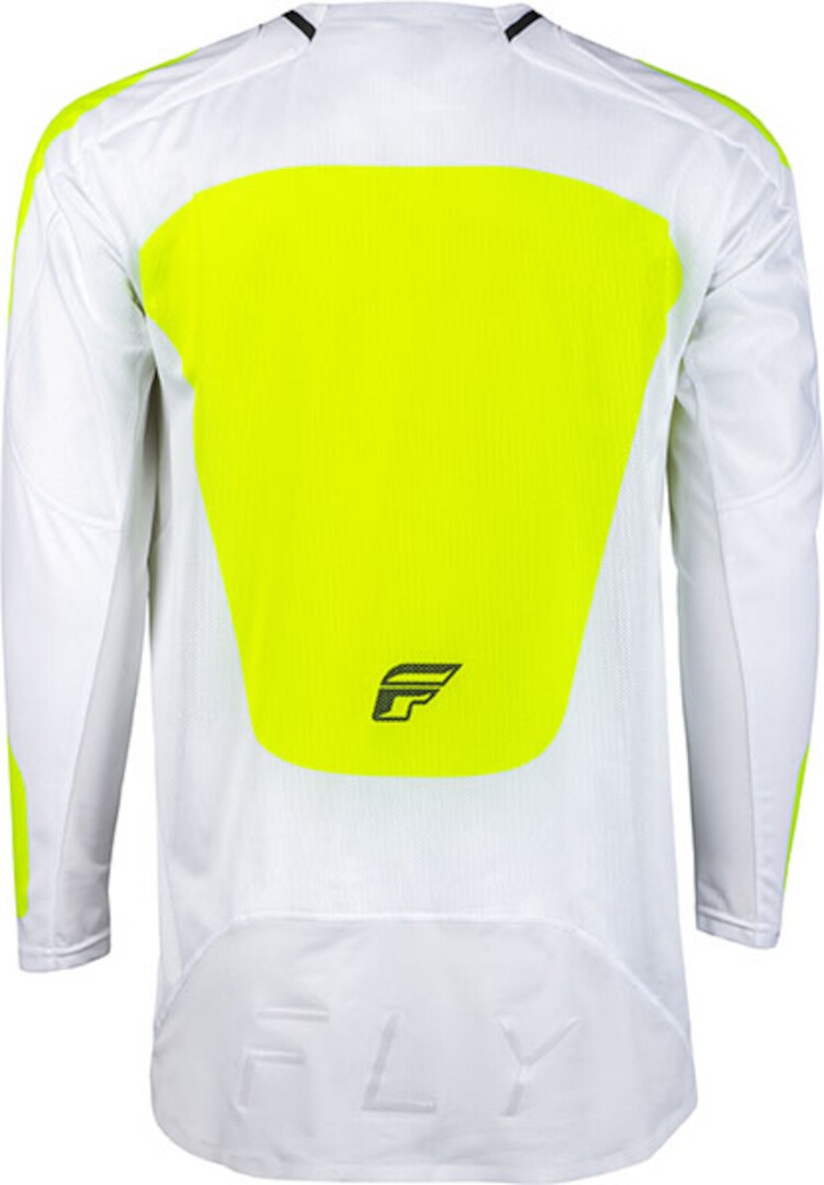 Fly Racing Evolution 2024 Motocross Jersey weiß/neon-gelb S Abbildung 2