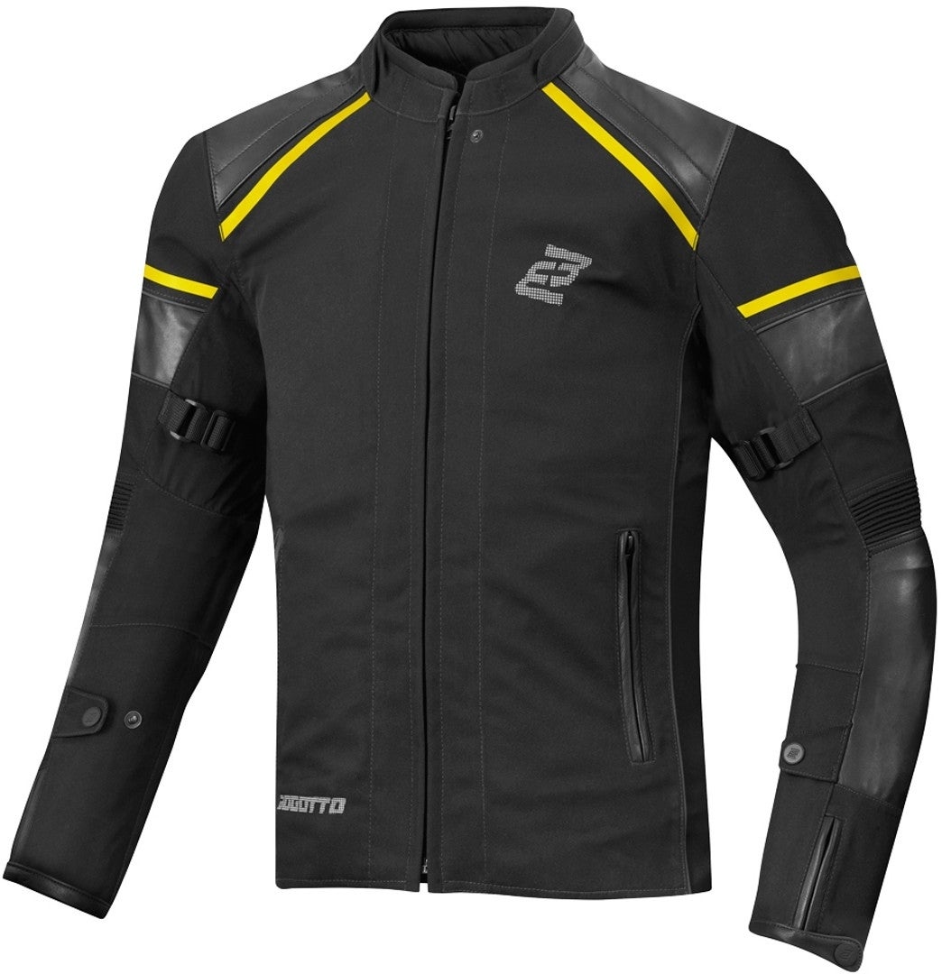 Bogotto Blizzard-X waterproof Motorcycle Textile Jacket black/yellow L Figure 1