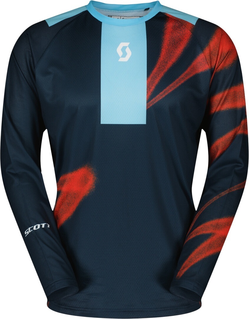 Scott Evo Dirt Sail Blue Maillot de motocross L Figure 1