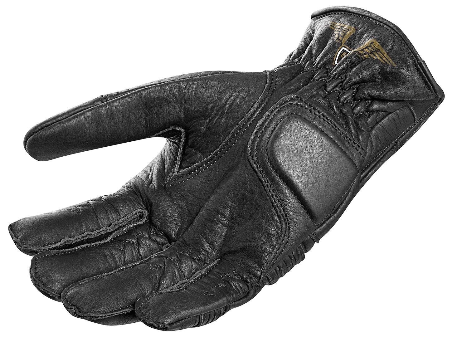 Black-Cafe London Vintage Motorcykel handsker Sort L Figur 4