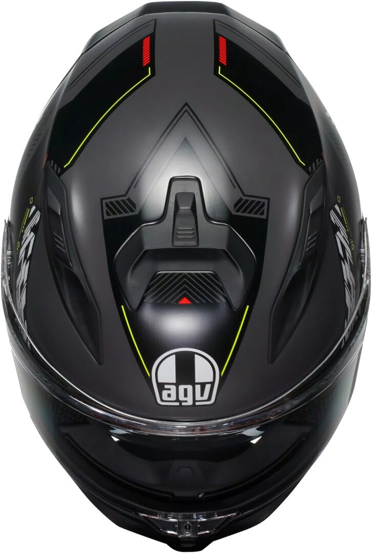 AGV K7 Kyber 2.0 ヘルメット ブラックマット/イエロー S(55/56) 図7