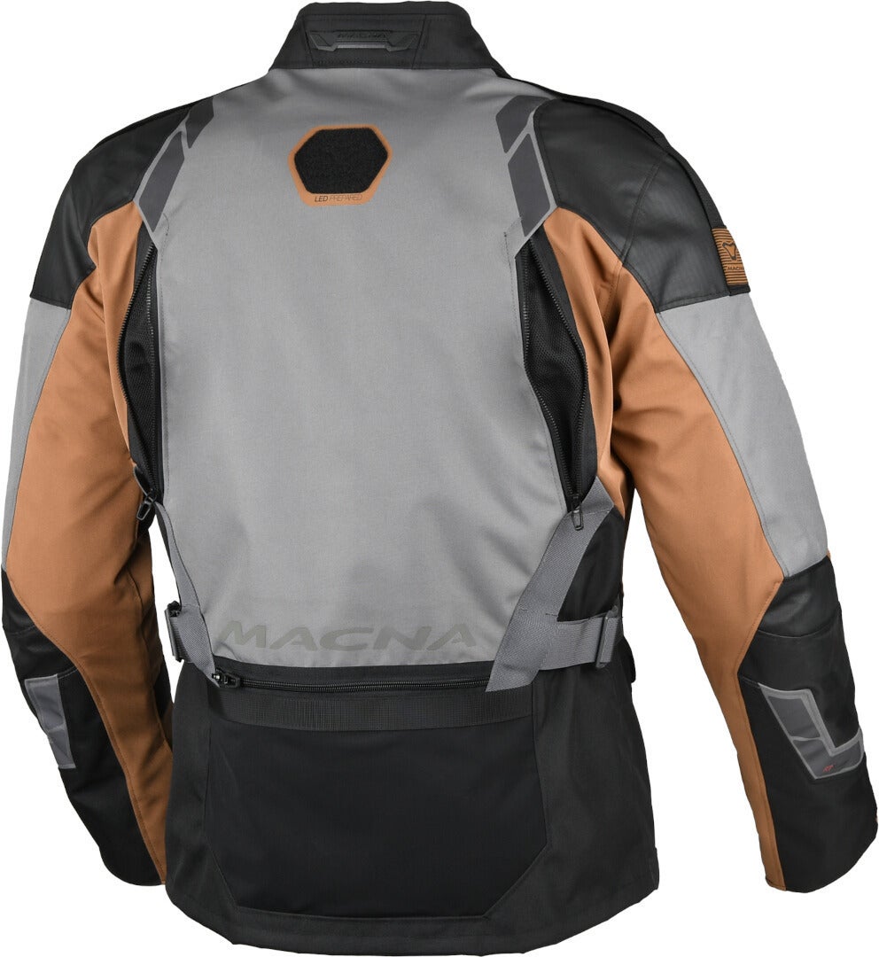 Macna Touros waterproof Motorcycle Textile Jacket black/brown 3XL Figure 3