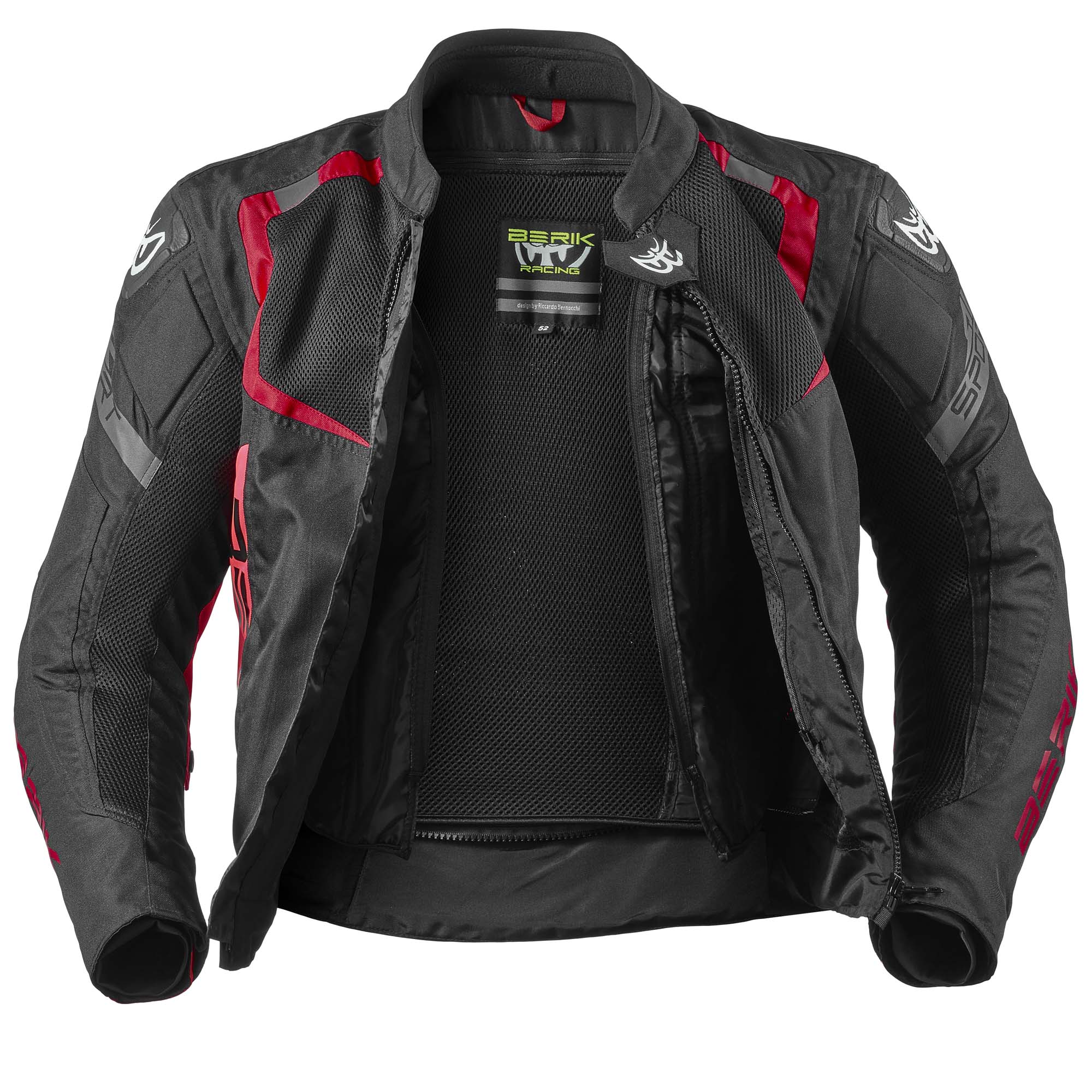 Berik X-Speed 2 Motorcycle Textile Jacket black/red 56 Figure 3