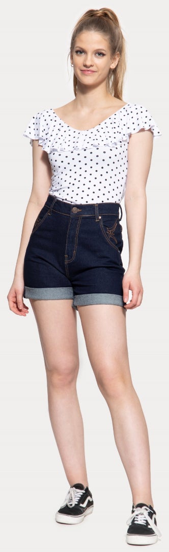 Queen Kerosin Denim レディースショーツ 32 図4