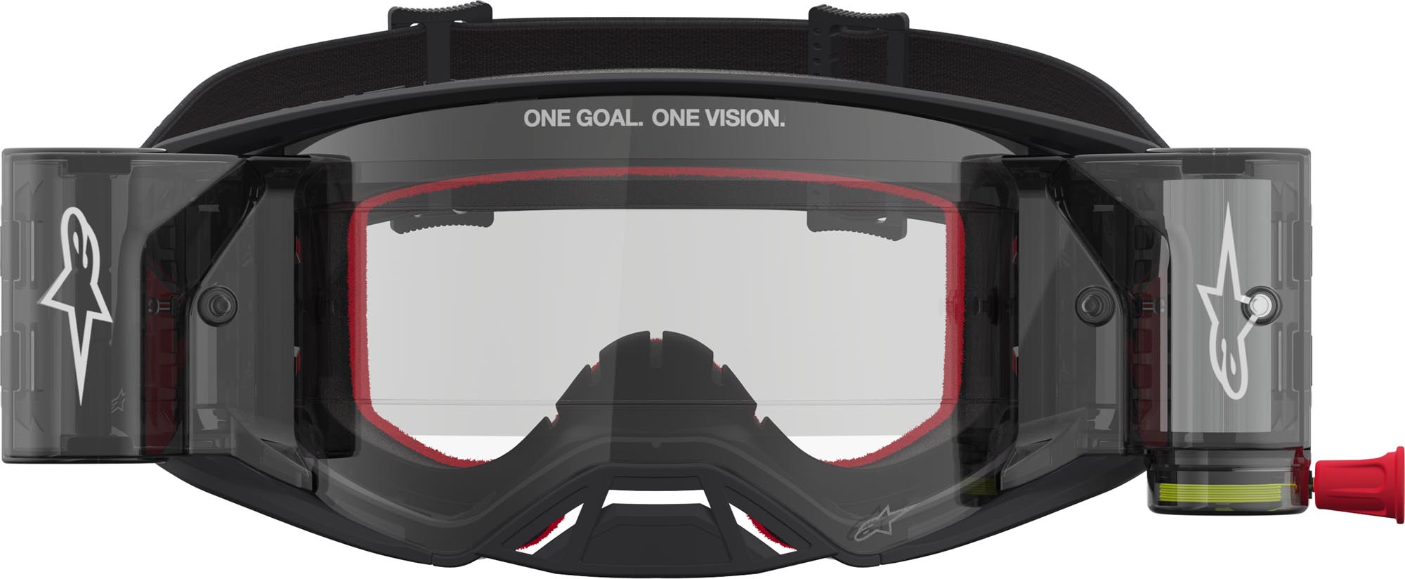 Alpinestars Supertech Firma Roll-Off Мотокрос очила черно/сребристо Фигура 4