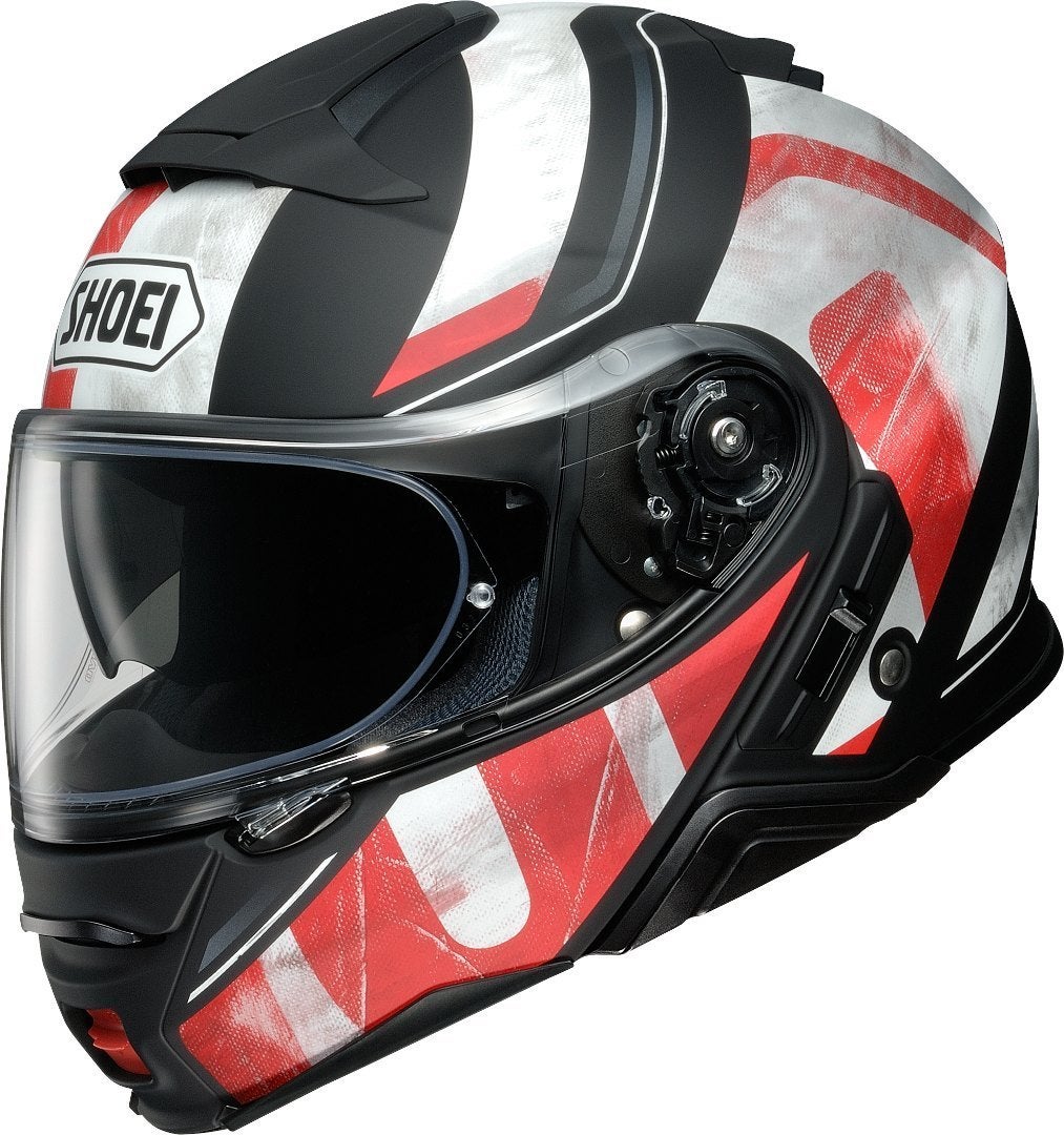 Shoei Neotec 2 Jaunt Klapphelm schwarz/weiß/rot M (57/58) Abbildung 1