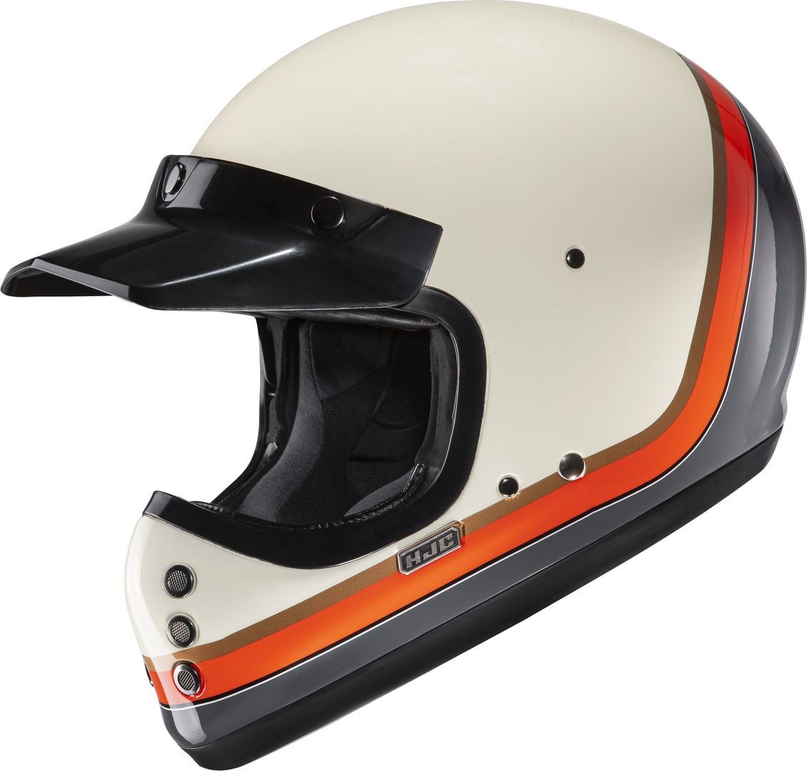 HJC V60 Scoby Helm weiß/orange S (55/56) Abbildung 2