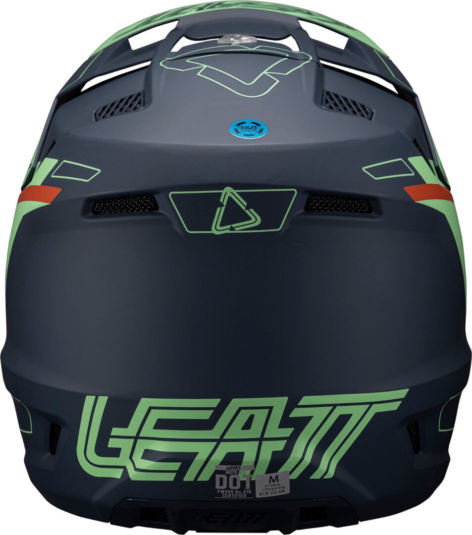 Leatt 3.5 Angled Motocross Helm mit Brille blau/rot/grün L (59/60) Abbildung 6