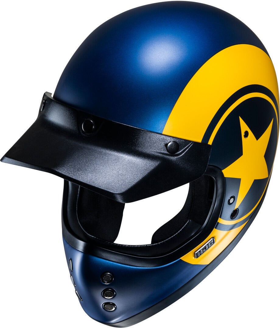 HJC V60 Nyx Helm blauw/geel M (57/58) Figuur 6