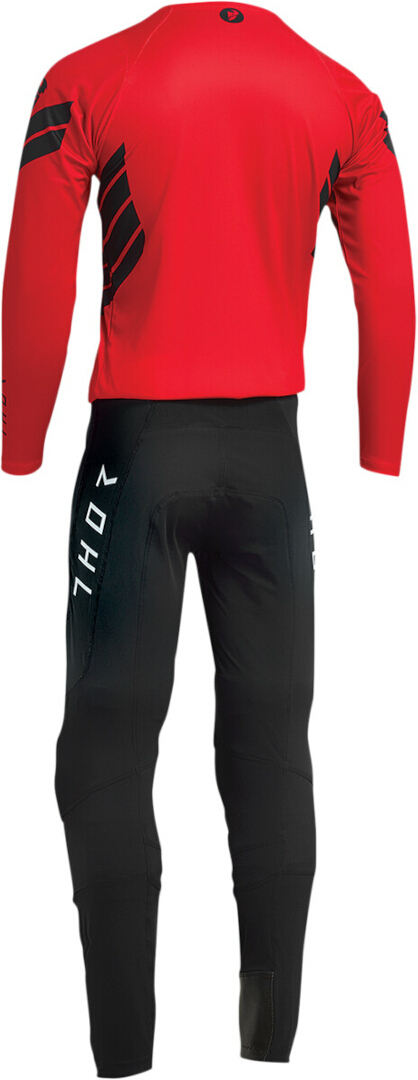 Thor Assist Sting Longsleeve Bicycle Jersey red/black XL Figure 4