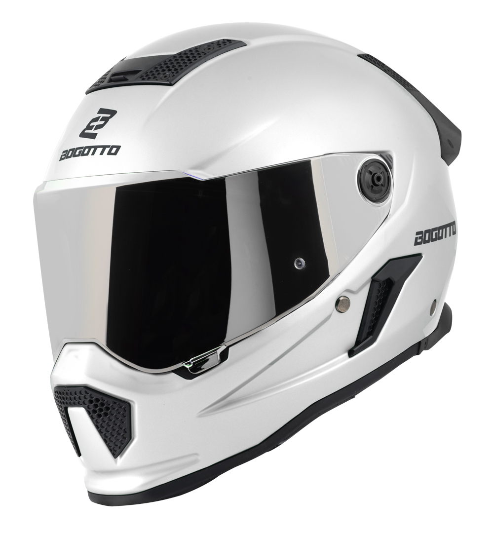 Bogotto Rapto Hjälm White Matt L Figur 16