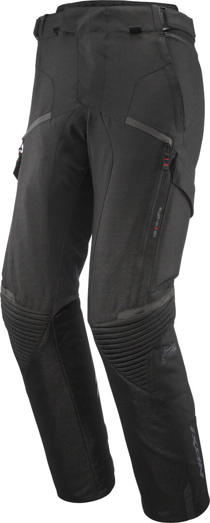 Ixon Midgard Pantaloni impermeabili pentru textile de motocicletă negru Short 4XL Figura 1