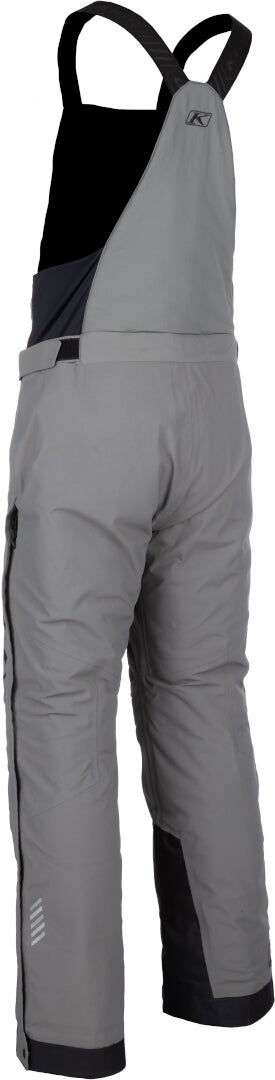 Klim Keweenaw 2025 waterproof Snowmobile Bib Pants light grey/black Long XL Figure 2
