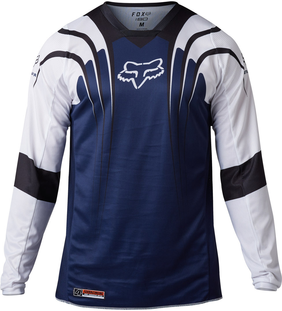 FOX 180 GOAT Strafer Motocross Jersey blau M Abbildung 1