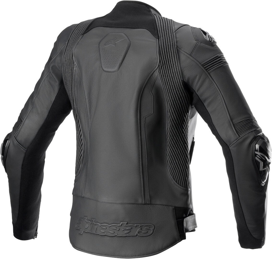 Alpinestars Stella Missile V2 Motorcykel Damer Læderjakke Sort/sort 46 Figur 2