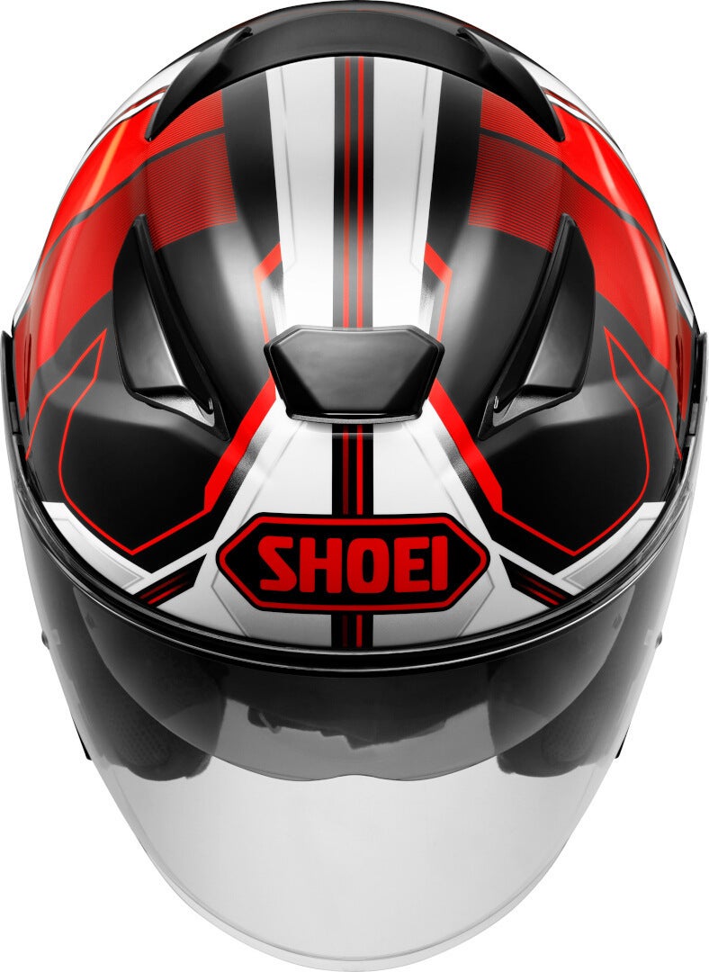 Shoei J-Cruise 3 Whizzy Cască cu reacție Negru/Roșu/Alb M (57/58) Figura 3