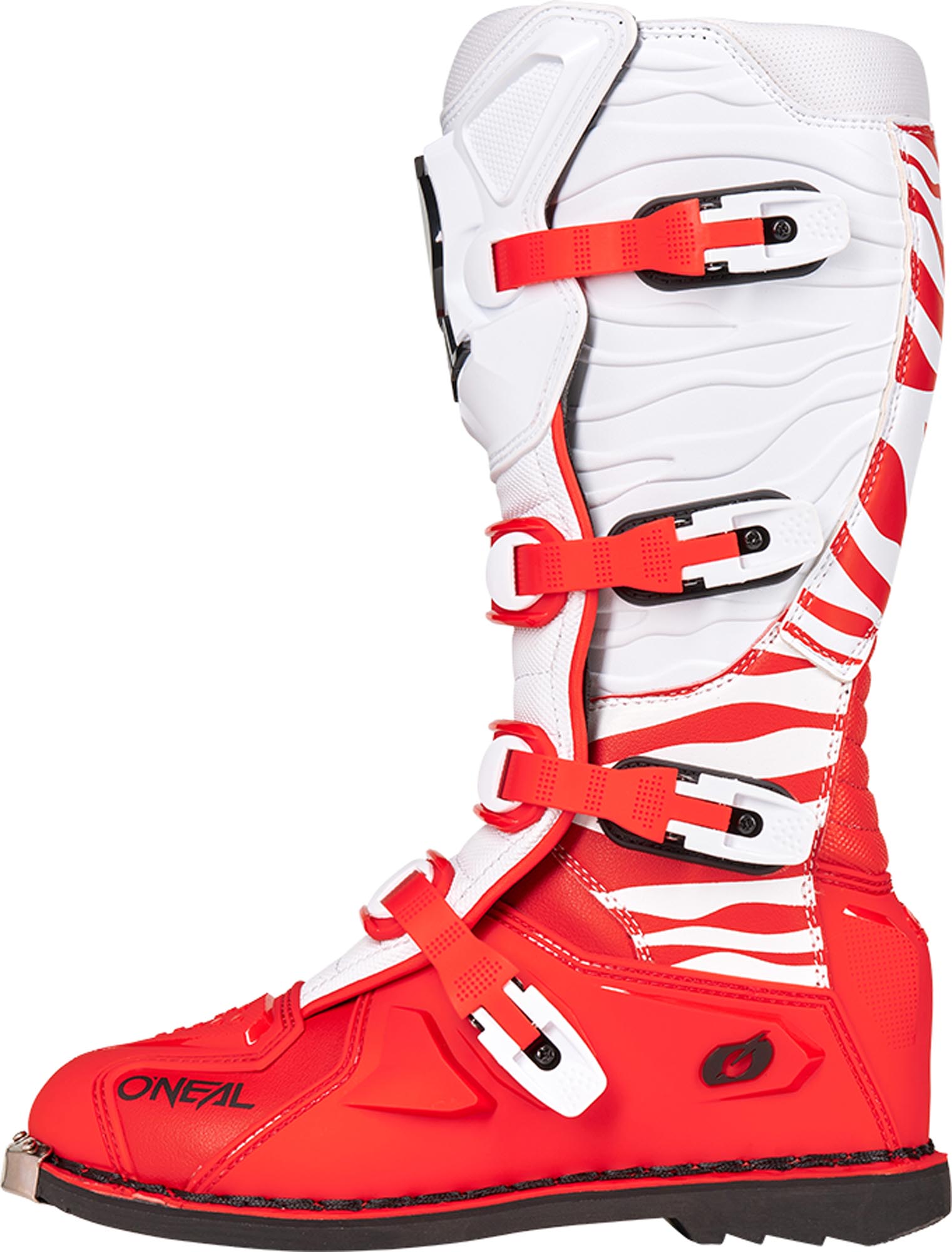 Oneal 3SRS EC Zebra Motokrosové boty červená/bílá 48 Obrázek 1