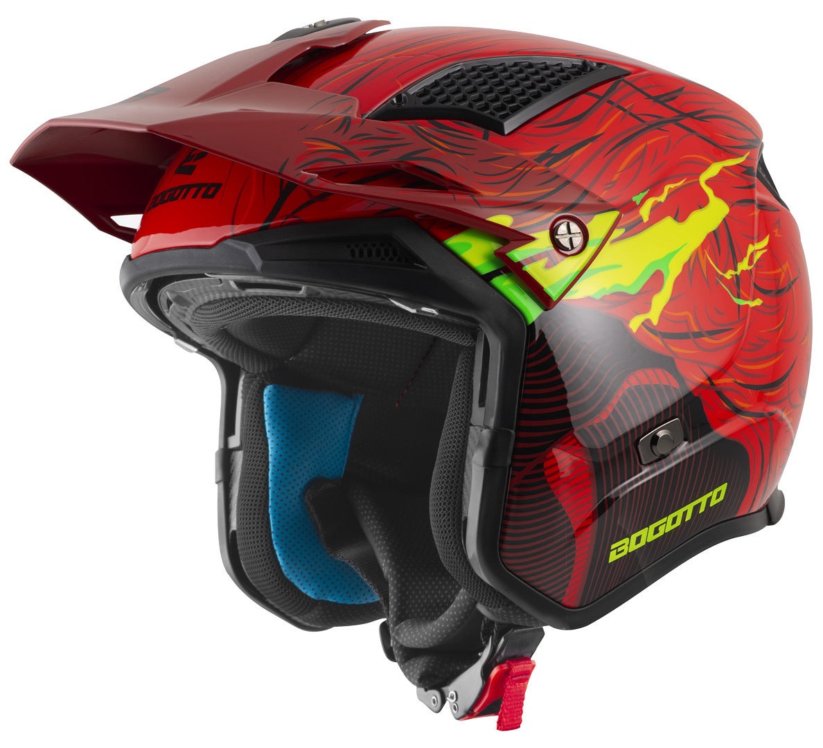 Side view of Bogotto Radic Bestia 22.06 Helmet