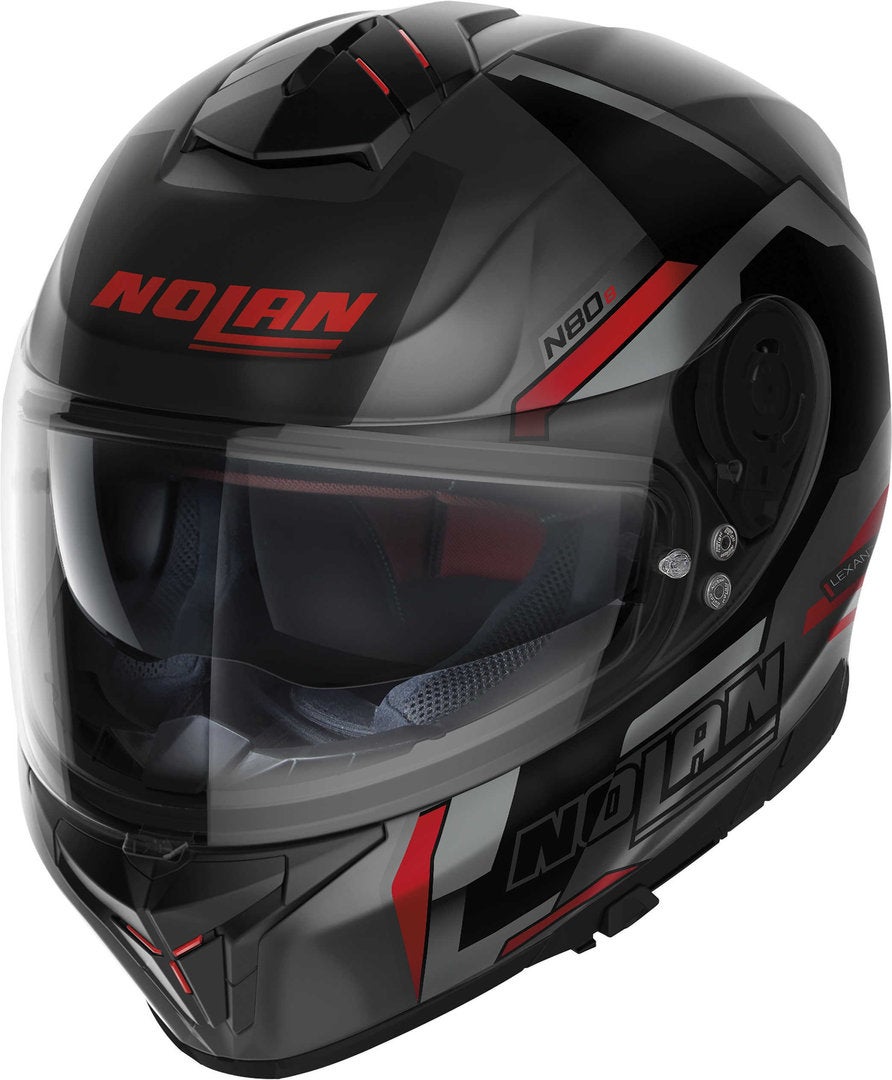 Nolan N80-8 Wanted N-Com Helm anthrazit/schwarz M (58) Abbildung 1