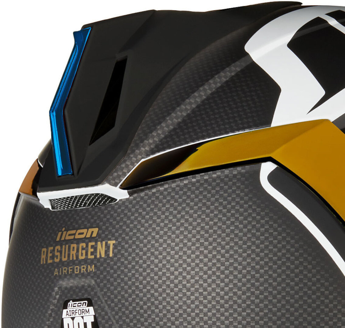 Icon Airform Speedfin de înlocuire Negru/Albastru Figura 2