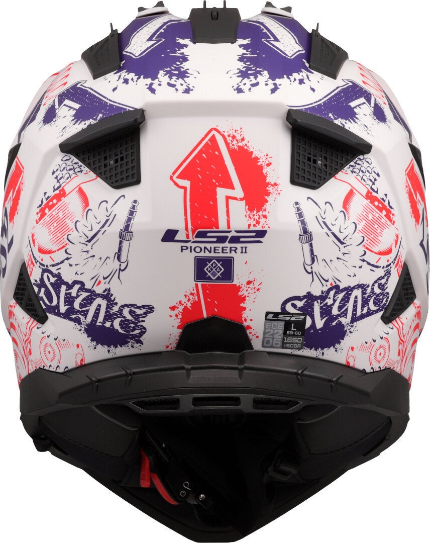 LS2 MX702 Pioneer II Fantasy Casco da motocross L (59/60) Figura 5
