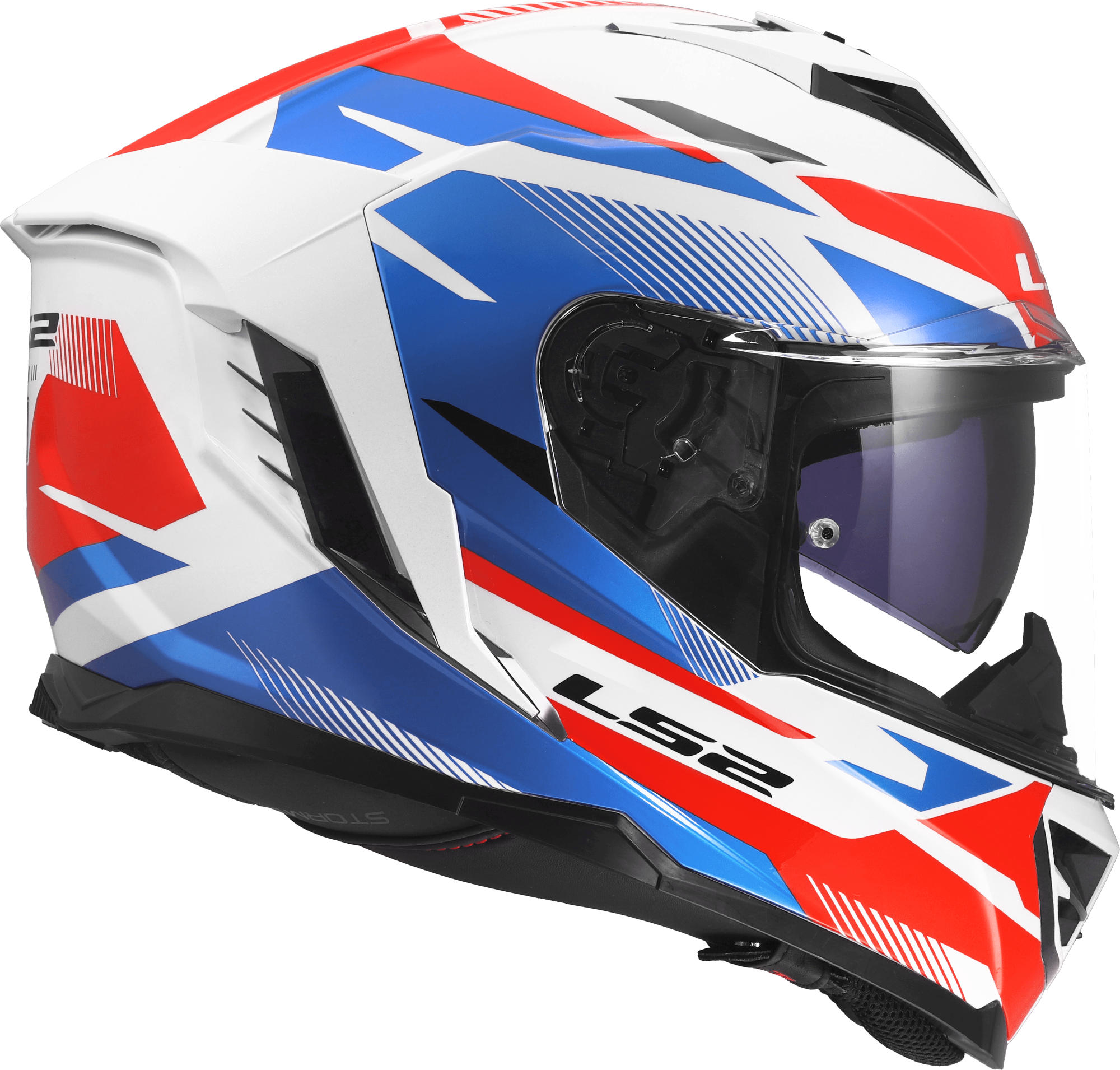 LS2 FF818 Storm III Komai Casque Blanc/Bleu/Rouge M (57/58) Figure 11