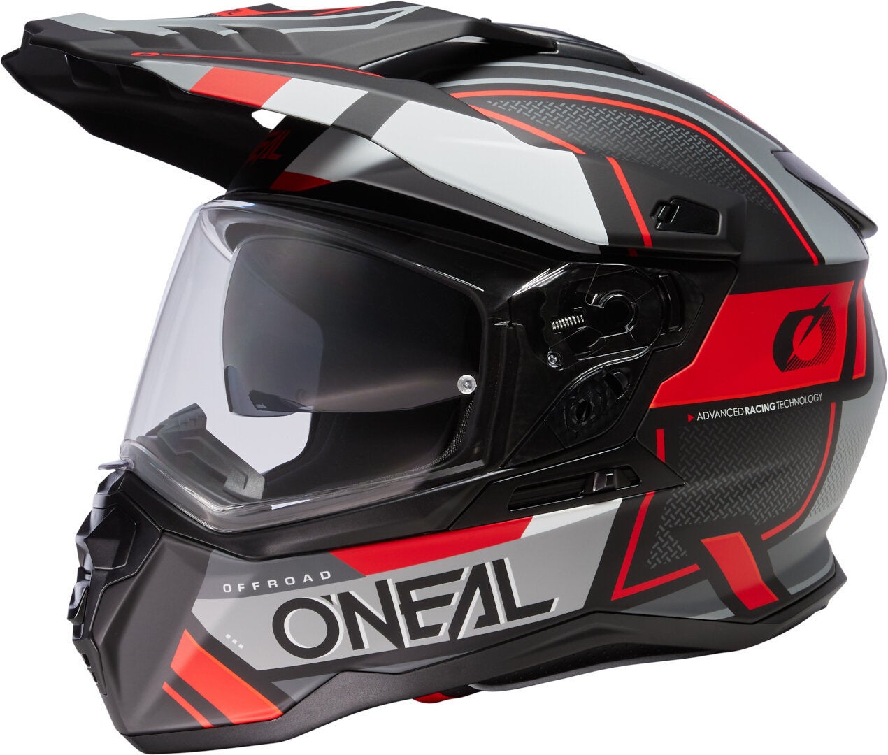 Oneal DSeries Square Motocross Helmet black matt/red XL (61/62) Figure 1