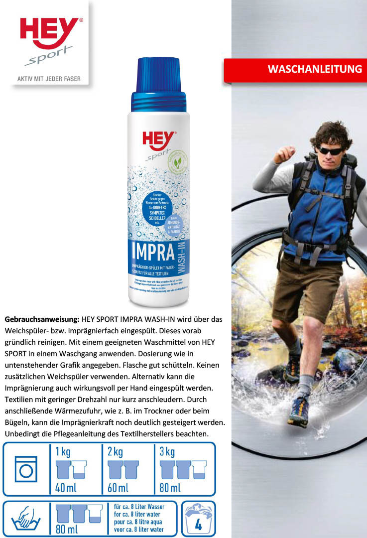 HEY Sport Impra Wash-In Spray Figura 2