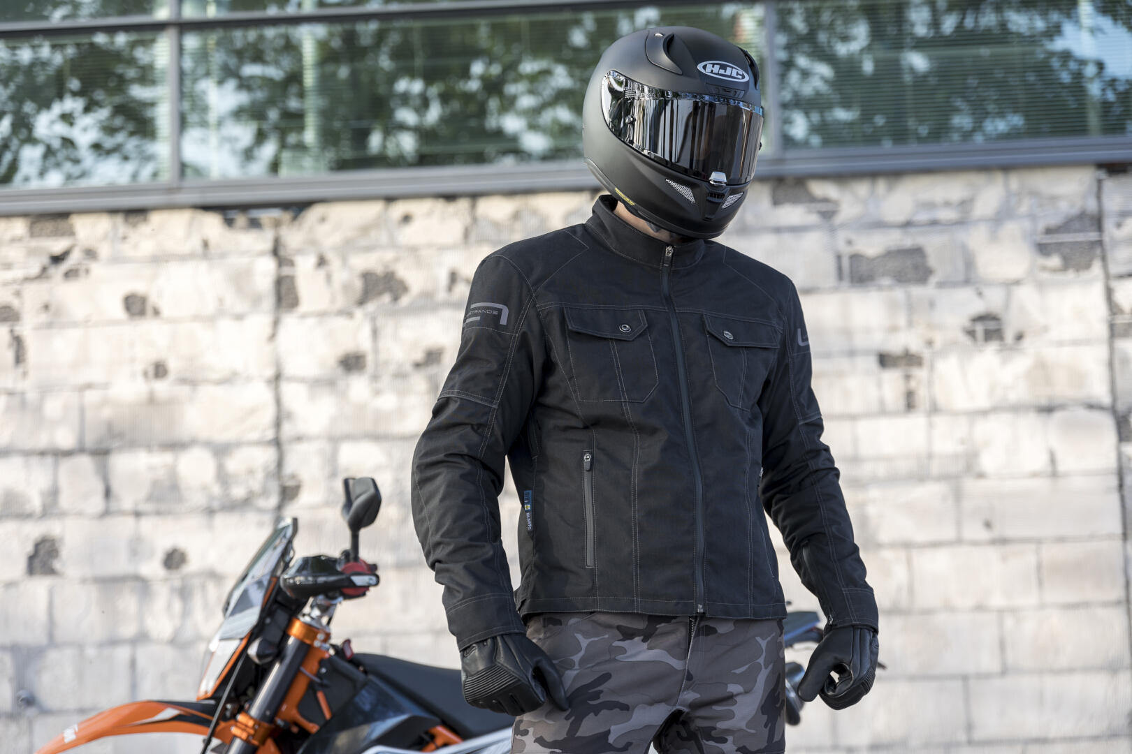 Lindstrands Lugnet wasserdichte Motorrad Textiljacke 48 Abbildung 3