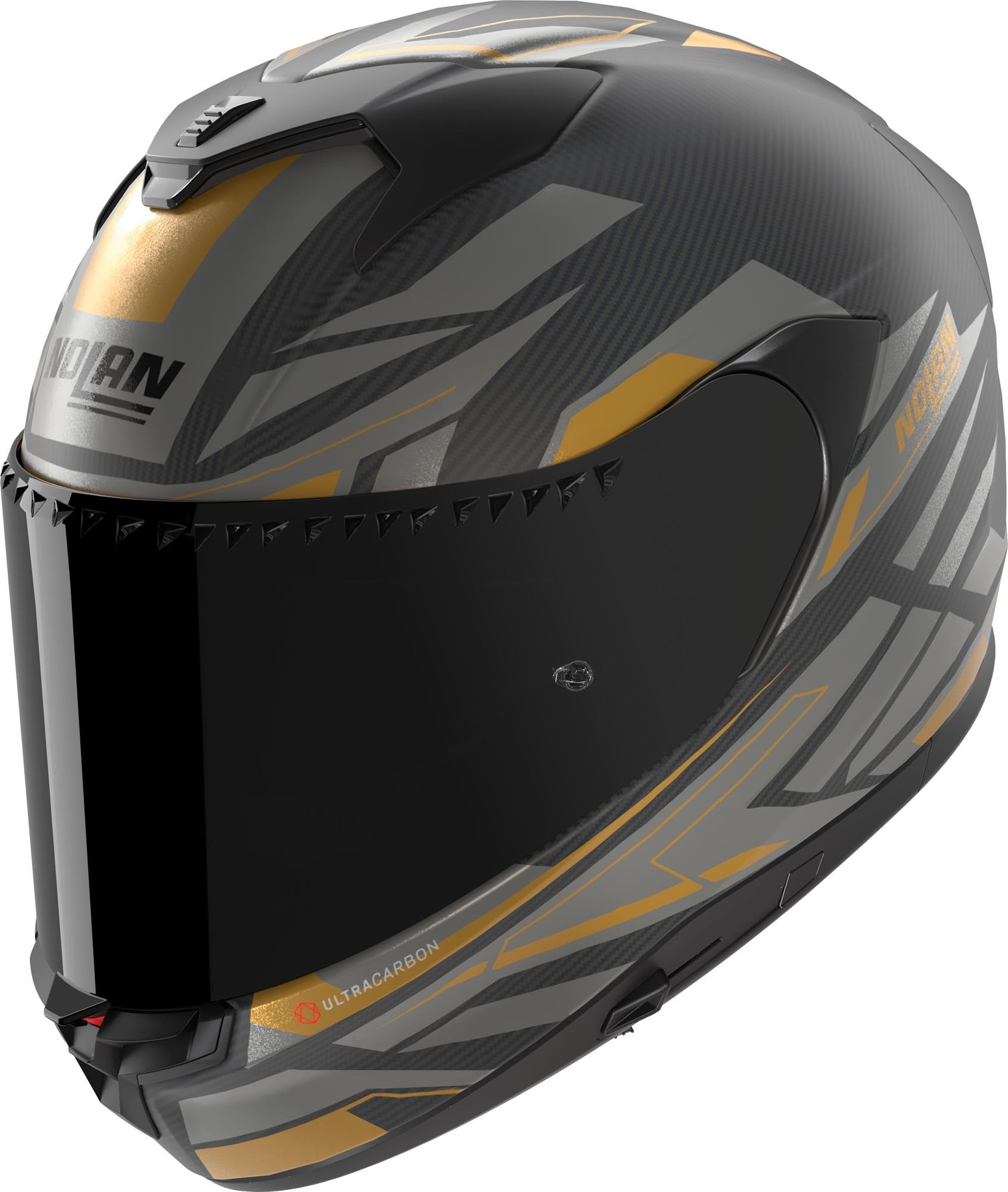 Nolan X-904 Ultra Carbon Rombo Helm grau/gold XXS (54) Abbildung 1