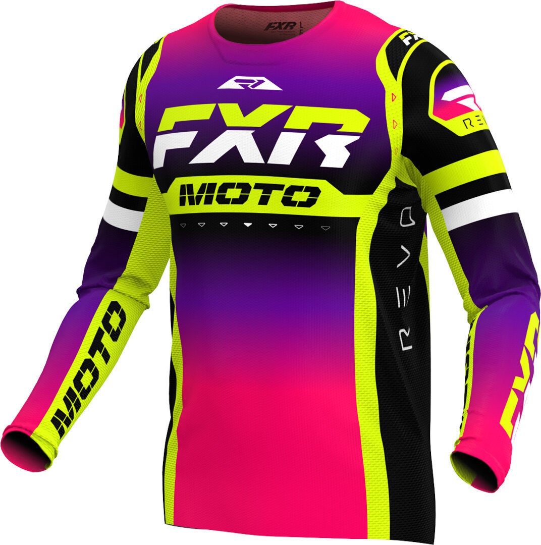 FXR Revo Pro LE Motocross trøje sort/gul L Figur 1
