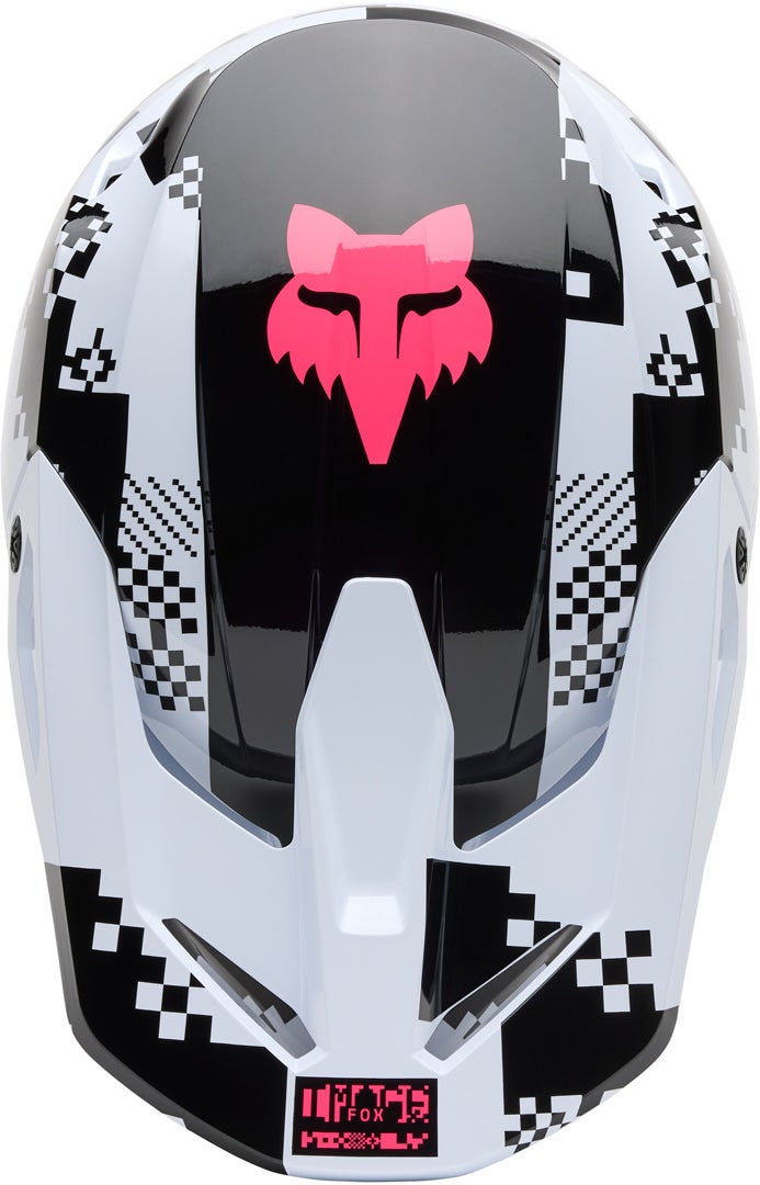 FOX V1 Digi Image Capacete de motocross preto/rosa XL (61/62) Figura 4