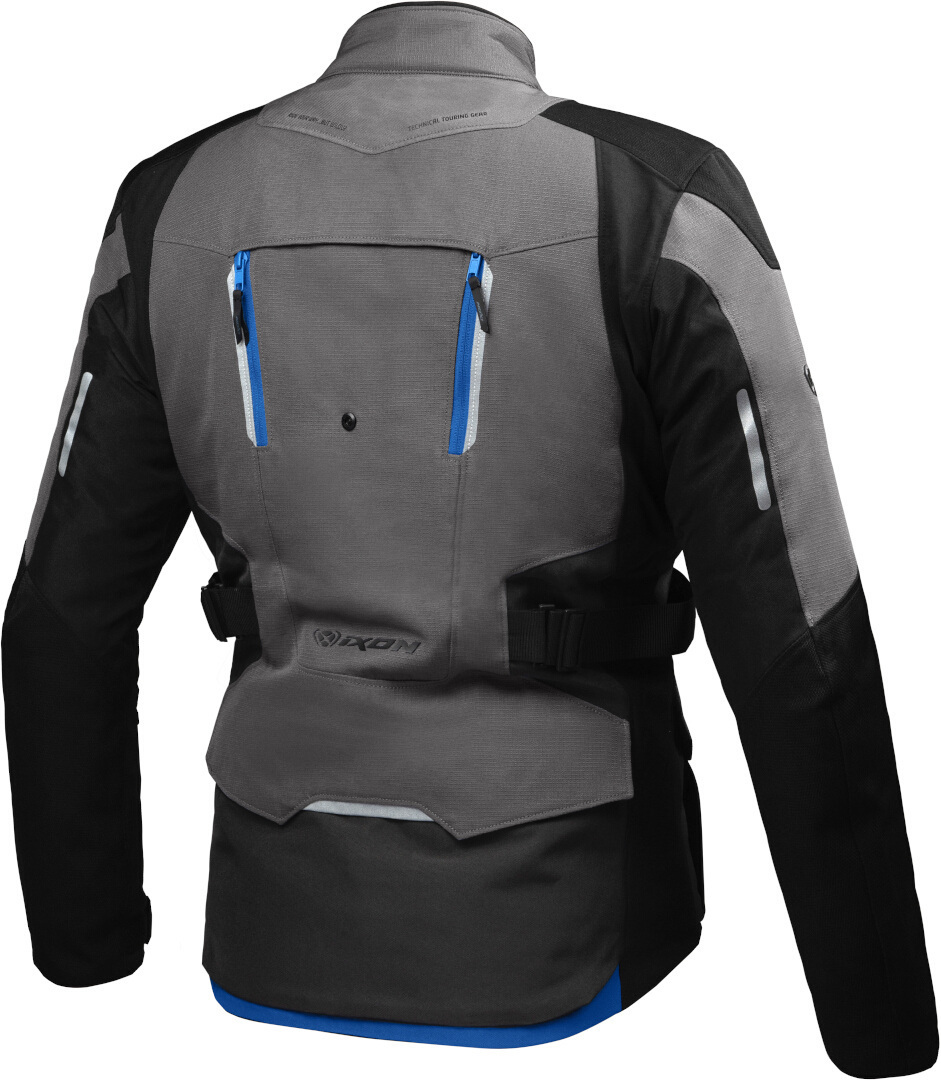 Ixon Vidar Veste textile de moto noir/gris/bleu M Figure 3