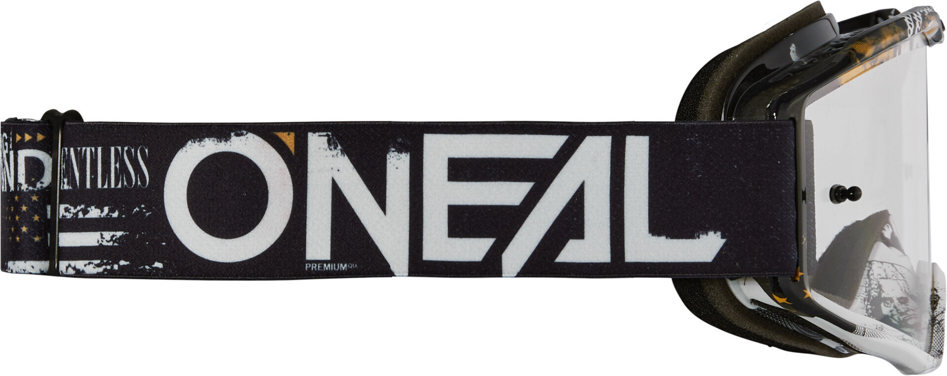 Oneal B-10 Attack Clear Ochelari de motocross alb/negru Figura 2
