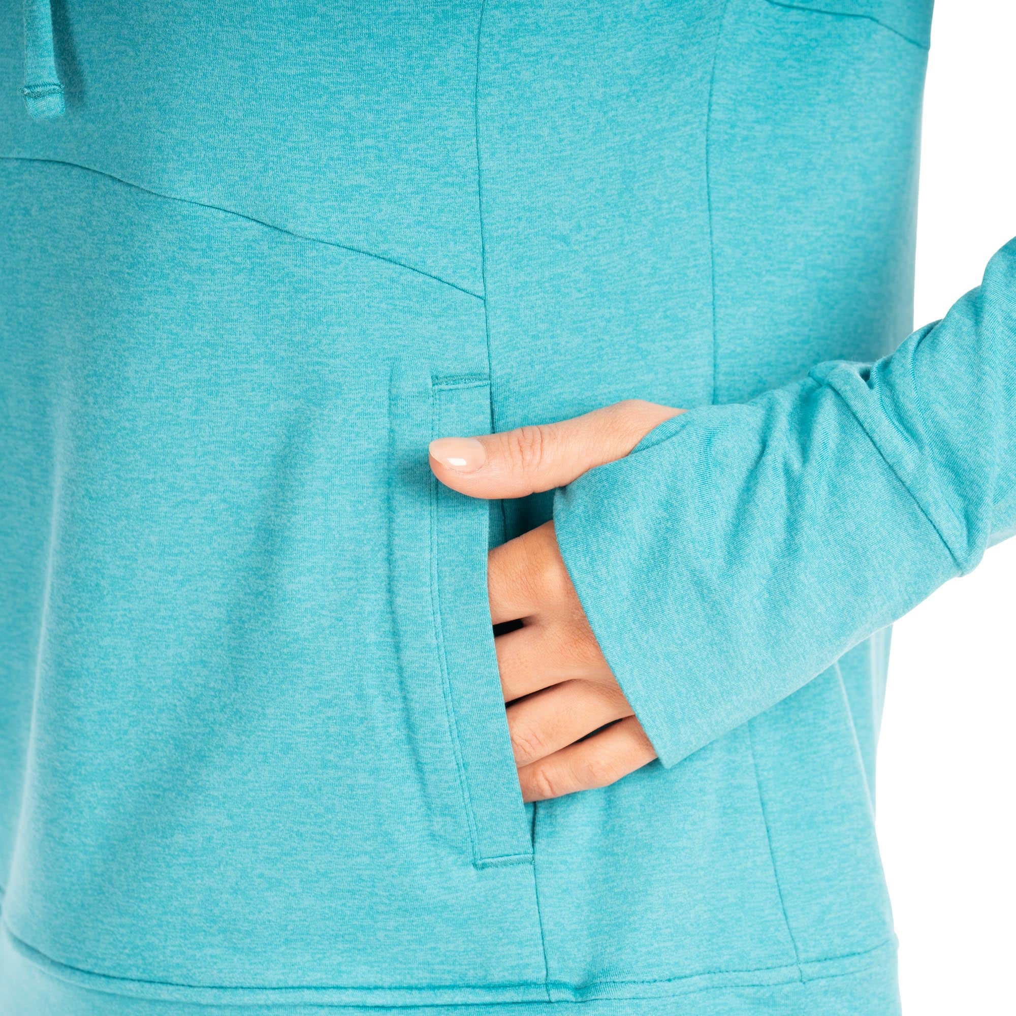 Side view of Klim Sunscape Ladies Hoodie