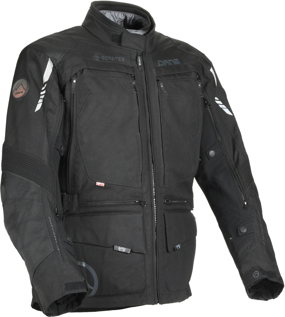 DANE Reykjavik waterproof Motorcycle Textile Jacket black 64 Figure 1