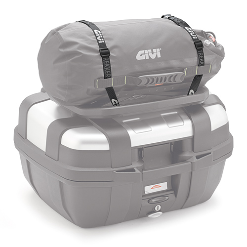 GIVI Trekker 52 Monokey Aluminiumtoppfodral Svart/Silver 52 Ltr. Figur 3